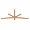 Ekena Millwork Alberta Smooth Timber Gable Bracket, Western Red Cedar, 96"W x 32"H x 3 1/2"D x 3 1/2"F, 8/12 Pitch GBW096X32X0404ALB00SWR - alternate 1